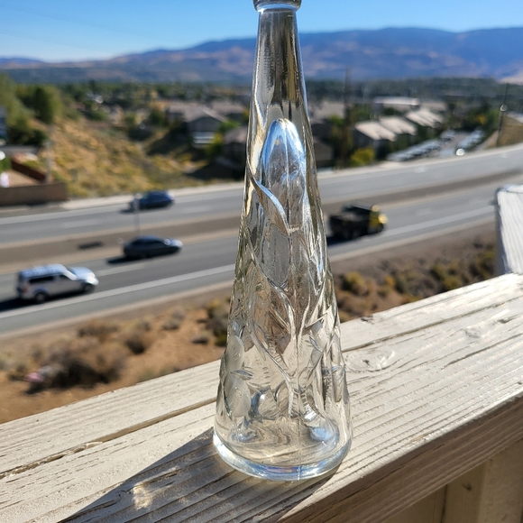 Antique Model A Epergne Nosegay Cut Glass Floral Vase 7.75" Circa 1920 - Picture 7 of 12